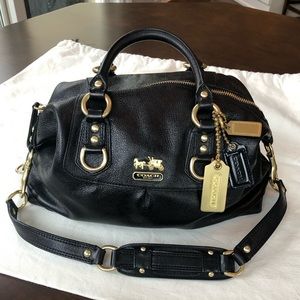 Coach Black Leather Bag
